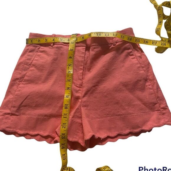 J. Crew Scallop Pink Shorts Size 4 - Picture 7 of 7